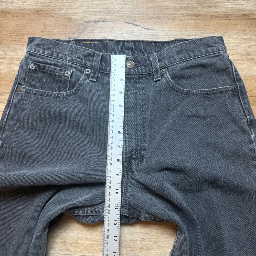 Vintage Levi's 550 Relaxed Fit Jeans Mens 33x32 Black Faded Tapered Made in USA